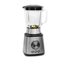 CASO MX 1000 - Design Standmixer, für leckere Smoothies, Milchshakes oder Cocktails, 1000 Watt, 17.000 Umdrehungen/min., hitzebeständiger 1,5L Glas-Mixbehälter, 8-fach Messer aus langlebigem Edelstahl