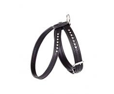 DINGO Glamour Deko Geschirr mit Kristall für Hunde