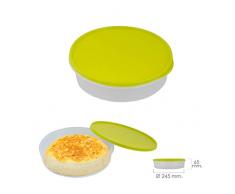 ORYX Ø Lunchbox für Omelettes rund Ø 24.5 cm 2 Liter, grün