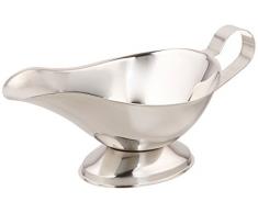 Royal Industries Sauciere aus Edelstahl, 473 ml, silberfarben