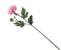 Closer To Nature Kunstblume, Chrysantheme, 1 Stiel mit 2 Blüten, 55 cm, Pink, rose, Half a Dozen