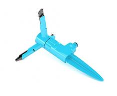 Cellfast Kreisregner ERGO sz auf Dreieckfuß, dreiarmig, 12 Auslauföffnungen, max. Bewässerungsfläche beträgt 200 m2, 53-415