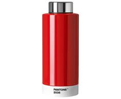 Pantone Trinkflasche, Edelstahl, Red 2035, 7.4 x 7.4 x 19 cm