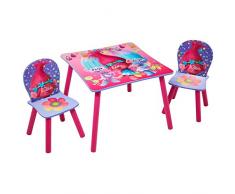 Worlds Apart Trolls - Set aus Tisch und 2 Stühlen für Kinder