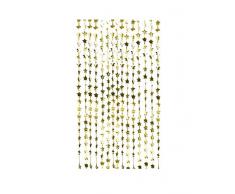 Ginger Ray POP-418 Sternenvorhang, goldfarbener Hintergrund
