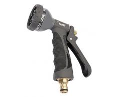 Rehau Premium Multi-Brause für 13 mm (1/2 Zoll) ; Gartenbrause in Metallausführung ; Handbrause ; Gartenschlauch-Brause ; Multifunktionsbrause