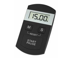 TFA Dostmann Digitaler Timer und Stoppuhr Kat.-Nr. 38.2005 (Schwarz)