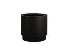 Hobby Flower Basic Blumentopf rund mit Selbstbewässerung 35 x 35 cm Schwarz