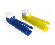 Flamingo C-82203 Dedo Zahnbürste, 2 Stück