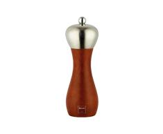 Bisetti Rimni Cherry Pfeffermühle mit Kopf, Stahl, Braun, Einheitsgröße