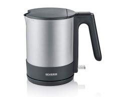 SEVERIN WK 3409 Wasserkocher, 2200, Kunststoff, 1.7 liters, Edelstahl-gebürstet-schwarz