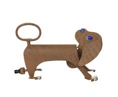 Flopro 70300137 Deko Hund Sprinkler, braun, 38 x 18,5 x 24 cm