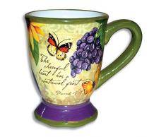 Divinity Boutique 23648 Bella Vita Kaffeebecher, Keramik, mehrfarbig