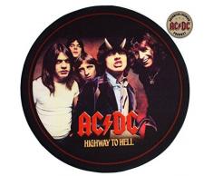 AC/DC Highway To Hell-Foto Teppich, Polyester D: 67cm