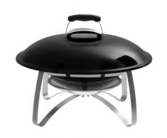 Weber Fireplace, mobile Feuerstelle mit Standfuss, schwarz, 2750