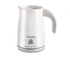 BEPER Milchaufschäumer , Kunststoff, Weiß, 12.5 x 17.5 x 19.5 cm