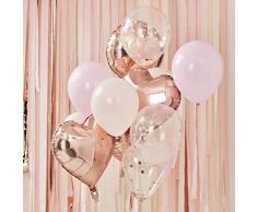 Ginger Ray Mix It Up Luftballon, Roségold und Rouge