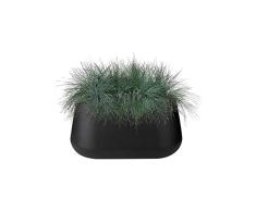 Elho Pure Cone Long Wheels 75 - Blumentopf - Schwarz - Drinnen & Draußen - Ø 74 x H 35.8 cm