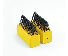 WOLF Garten 73AZB001650 Unkrautbürste Doppelpack Multi-Star FB-ME NEU2018, Rot, 17x12x5 cm