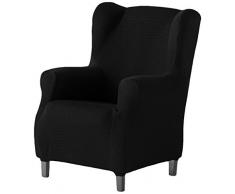 SchutzhÃ¼lle aus elastischem Sessel Modell Tunez Bezug fÃ¼r Ohrensessel 33x42x8 cm Schwarz