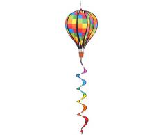 HQ Twist Hot Air Balloon Pixel Wetterfahne mehrfarbig