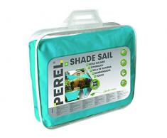 Perel Sonnensegel, viereck, 500 x 500 x 0,2 cm, himmelblau, GSS4500BL