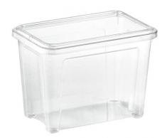 Tontarelli Aufbewahrungsbox, 26 x 17 x 18,8 cm, transparent