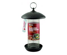 Gardman A01481 Futtersäule aus Stahl für Erdnüsse, Große, schwarz