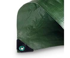 NOOR Abdeckplane Hobby 120g/m² Grün I 1,5 x 1,5 m I Allzweckplane für Schutz vor Witterung I Ideal für den Garten I UV-stabilisiert, beidseitig beschichtet, wasserfest, abwaschbar & langhaltig