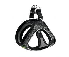 HUNTER HILO COMFORT Geschirr für kleine Hunde, mit Mesh-Material und reflektierenden Elementen, anthrazit, XXS