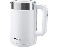 Steba Wasserkocher WK 11 Bianco | Temperatur einstellbar: 50, 70, 80, 90, 100Â°C | Doppelwandiges GehÃ¤use (innen Edelstah, auÃen Kunststoff) mit Thermofunktion | 1,7 Liter FassungsvermÃ¶gen