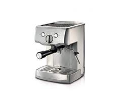 Ariete 1324 Espresso-Vollautomat aus Metall, Staub und ESE, Pumpe 15 bar, Milchkännchen, Milchkäfer, 1 und 2 Tassen, 1000 W, 1.5 Liter, Edelstahl