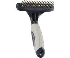 Evolution® Doppelreihige Unterwolle Rechen mit drehbaren Stiften