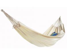 AMAZONAS XXL Komfort Hängematte Paradiso Natura handgefertigt in Brasilien 250cm x 175cm bis 200kg in Weiß