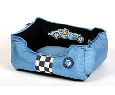 Kiwi Walker Schlafsofa aus Memory-Schaum, Design Buga, klein, 45 x 35 x 20 cm, Blau/Schwarz, S