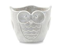 Übertopf Eule oval, klein