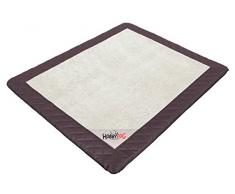 Hobbydog LMEXBEZ5 Hundematte Hundebett Hundesofa Hundekorb Exclusive, L, 90 x 70 x 3 cm, beige