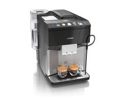 Siemens EQ.500 classic Kaffeevollautomat TP507DX4, einfache Bedienung, alexa fähig, zwei Tassen gleichzeitig, 1.500 Watt, grau