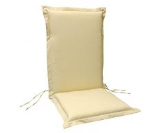 Indoba Sitzauflage, HochlehnerPremium - extra dick - Serie Premium, beige, 120 x 50 x 9 cm, IND-70452-AUHL