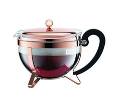 Bodum CHAMBORD Teebereiter (Edelstahlfilter, Edelstahldeckel, 1,3 liters) kupfer