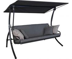 Angerer Elegance Smart Hollywoodschaukel, grau, 3-Sitzer
