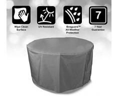 Premier Range Schutzhülle für Terrassentisch - 8 Stühle, grau, 250 x 250 x 104 cm, NP025