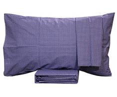 Laura Biagiotti Bettwäsche-Set für Doppelbett, Enna Blau