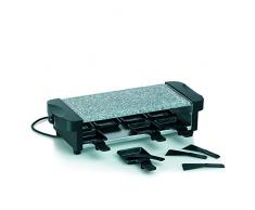 Kela 66663 Raclette mit Granitplatte, Für 8 Personen, 1200 W, 230 V, Ceneri