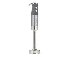 Kenwood HDM802 SI Stabmixer | Pürierstab mit 1.000 W Leistung | Triblade 3-Flügel-Messer für schnelleres Pürieren | Inkl. Schneebesen, Mixbecher und Kartoffelstampfer | Ideal für Suppen und Smoothies
