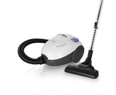 Orbegozo AP 7007 Staubsauger mit Beutel, Energieklasse A, Beutel mit 2 l Fassungsvermögen, Teleskoprohr, automatische Kabelaufwicklung, 800 W Leistung