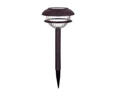Duracell Solar-Leuchte für den Garten, 5 Lumen, Schwarz rostfarben