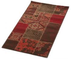 Lalee 347162888 Moderner Designer Teppich / Muster : Patchwork / Rot / Neu / Grösse: 60 x 110 cm
