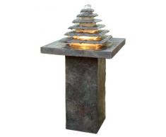 Süd Solar 01318 Brunnen Nizza mit Beleuchtung