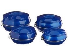Cello Daawat Wärmeisolierter Kasserolle Hot Pot Speisenwärmer 4-teiliges Geschenkset verschiedene Farben (Farbe kann variieren)